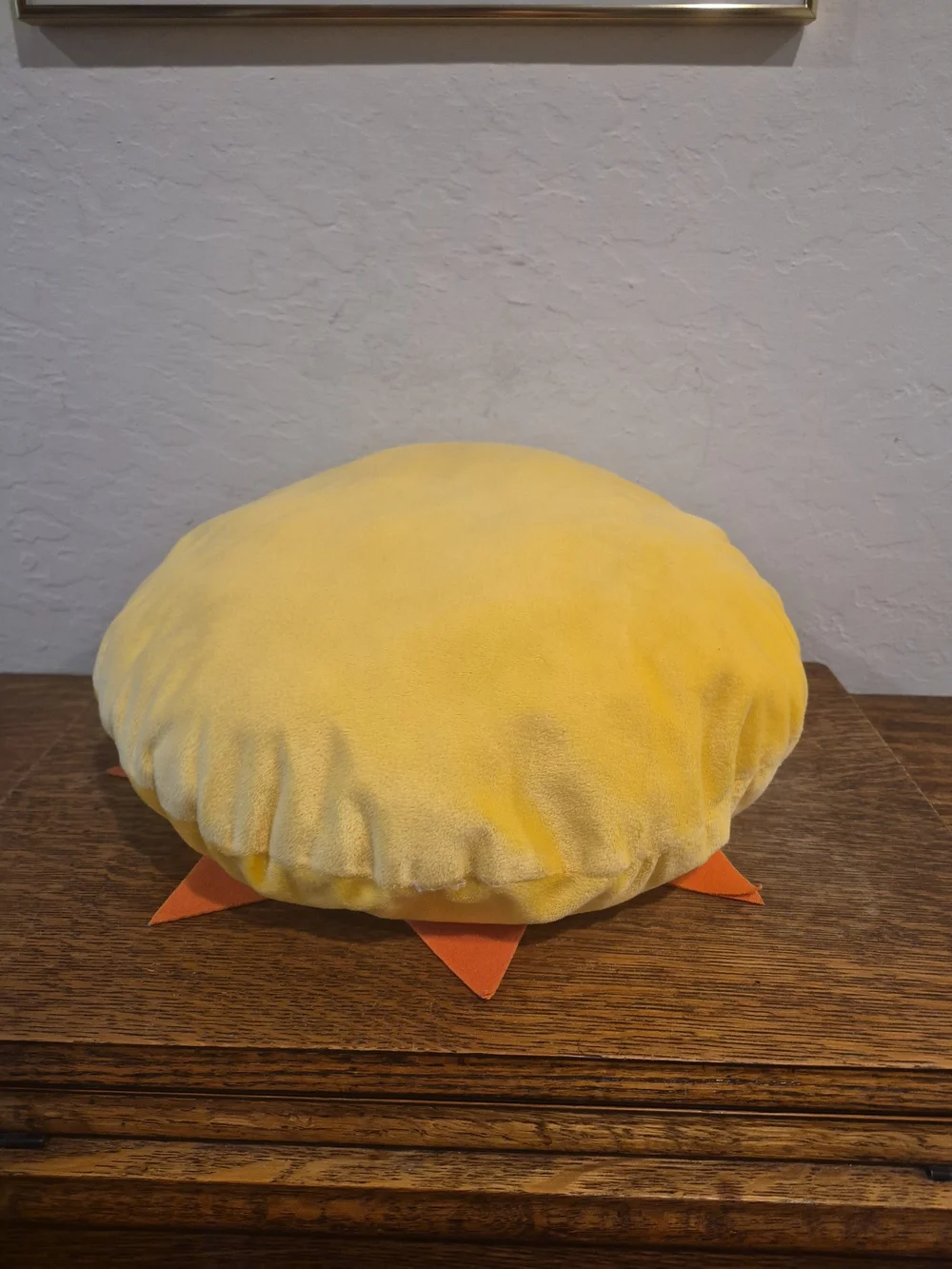 IKEA Soligt Yellow Sun Plush Throw Pillow Toy 12